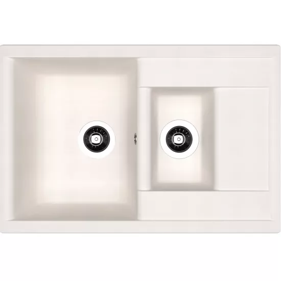 Chiuvetă de bucătărie Dr.Gans Astra 760K, 760х510 mm, Alb (VOR56655)