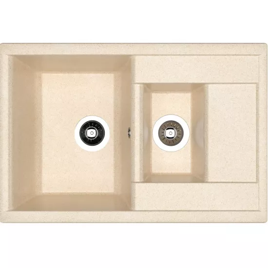 Chiuvetă de bucătărie Dr.Gans Astra 760K, 760х510 mm, Bej Latte (VOR56656)