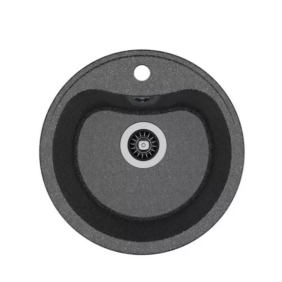 Chiuvetă de bucătărie Dr.Gans Dora 435x435 mm, Negru (VOR56788)