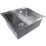 Chiuvetă de bucătărie Waltz HDA 5550 (VOR58651), 450x550 mm, inox