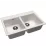 Chiuvetă de bucătărie Dr.Gans Astra 780, 780х510 mm, Alb (VOR56659)