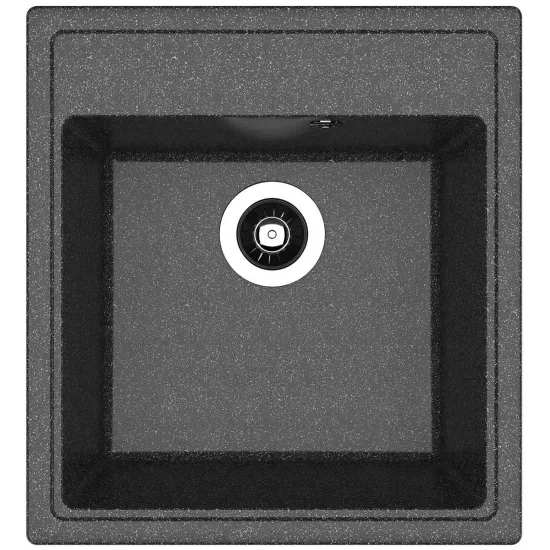 Chiuvetă de bucătărie Dr.Gans Nica, 470x510 mm, Negru (VOR56698)
