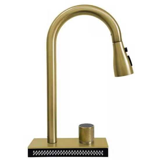 Смеситель для кухни Sandonna Aster золотo (VOR58650)