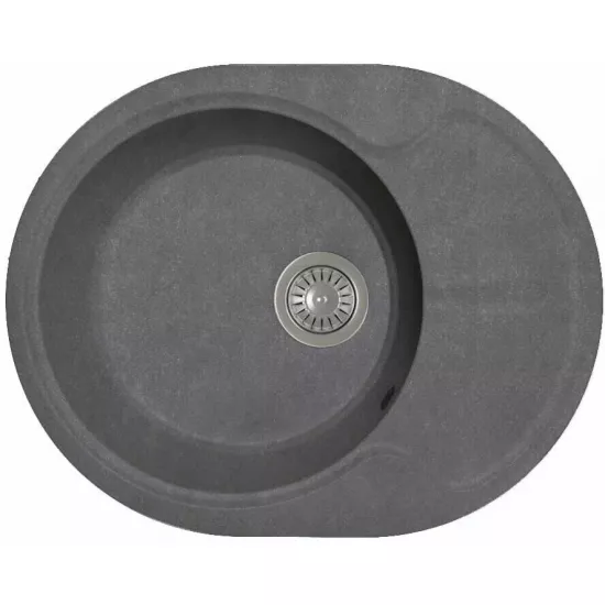 Chiuvetă de bucătărie Dr.Gans Berta 580x470 mm, Grafit (VOR57692)