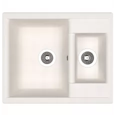 Chiuvetă de bucătărie Dr.Gans Astra 620K, 620х510 mm, Alb (VOR56651)