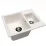 Chiuvetă de bucătărie Dr.Gans Astra 620K, 620х510 mm, Alb (VOR56651)