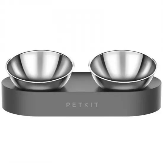 Bol metalic pentru animale Petkit Fresh Nano Metal, 2x0,48 L