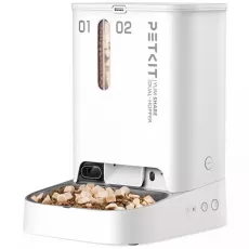 Hrănitor automat Petkit YumShare Dual-hopper, 2x2.5 L, cu cameră Hrănitor automat Petkit YumShare Dual-hopper, 2x2.5 L, cu cameră