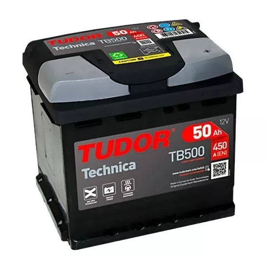 Аккумулятор Tudor TB500 L01 50A P+
