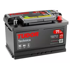 Acumulator auto Tudor TB712 LB3 670A/71Ah