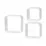 Set de rafturi Vitra Cube (350 mm), White