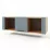 Dulap de perete ML-Mobila Velvet N4, 130x40x40 cm, Stejar auriu/ Laguna Soft