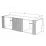 Dulap de perete ML-Mobila Velvet N4, 130x40x40 cm, Stejar Craft/ Laguna Soft