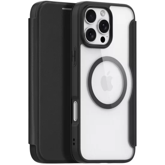 Husă Dux Ducis Skin X Pro Case with MagSafe pentru iPhone 16 Pro, Black