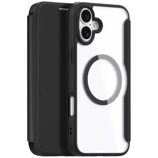 Husă Dux Ducis Skin X Pro Case with MagSafe pentru iPhone 16, Black