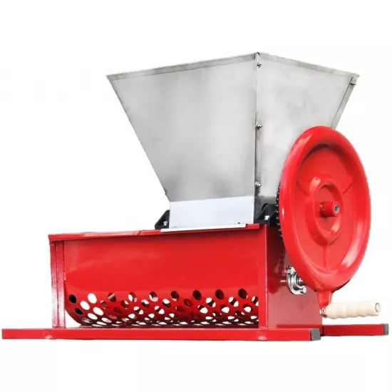 Zdrobitor de struguri Vatavu GC-M, 25 kg, vopsit, role aluminiu