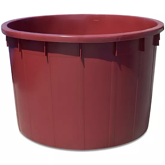Cada din plastic Stefanplast 1000 l, Red