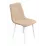 Set de mobilă Eva masa DT 402-5 + 4 scaune XR-154Wh Light Beige8 (velur)