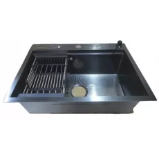 Мойка кухонная Backer Basic 450-45031 450х450 мм, Nano Black