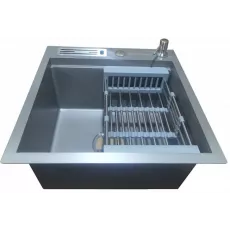 Мойка кухонная Backer Basic 450-45031 450х450 мм, Titan Grey