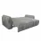 Canapea dreaptă Decoprim Tina,, Gray