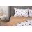 Lenjerie de pat TEP Soft Dreams Triang Cappuccino (2 persoane/Ranfors)