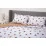 Lenjerie de pat TEP Soft Dreams Triang Cappuccino (2 persoane/Ranfors)