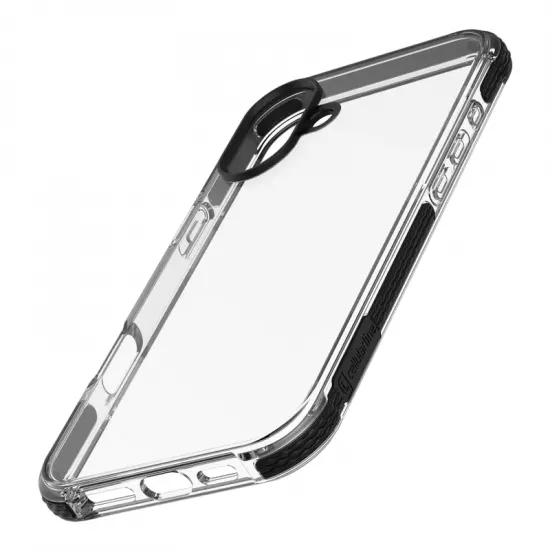 Husă Cellularline Tetra Force Strong Guard pentru iPhone 16 Plus, Transparent