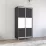Dulap-cupeu Mobildor Aron K, 100x240x60 cm, uși PAL orizontal, Antracit