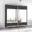 Шкаф купе Mobildor Aron K1, 220x210x60 cm, двери ДСП с зеркалом горизонтально, Антрацит