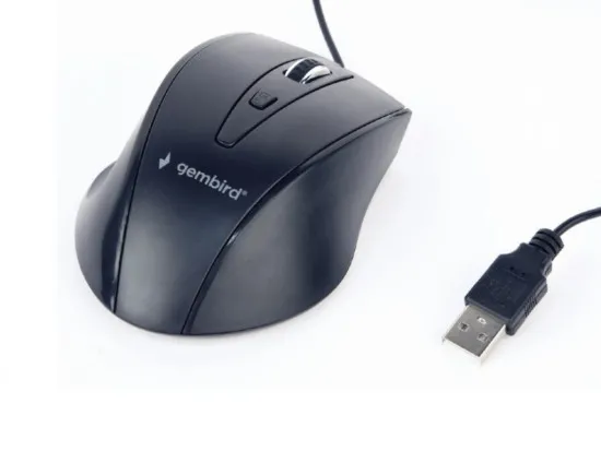 Мышь Gembird MUS-4B-02, Black, USB