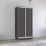 Dulap-cupeu Mobildor Fox, 120x230x60 cm, uși PAL, Antracit