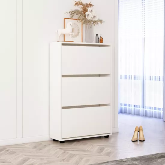 Обувница Mobildor Leo 100 (100x27x125H), White