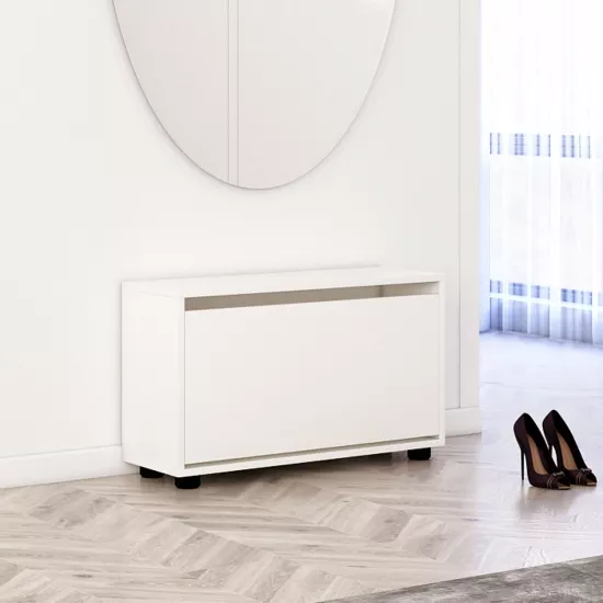 Pantofar Mobildor Leo (100x27x47H), White