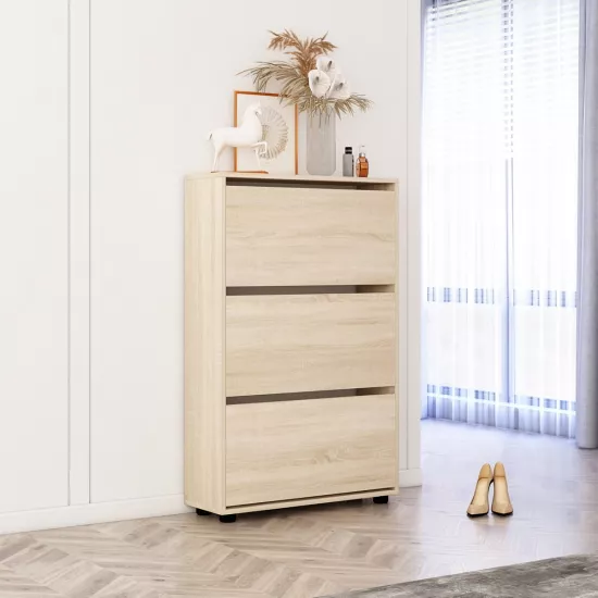 Обувница Mobildor Leo 60 (60x27x125H), Sonoma