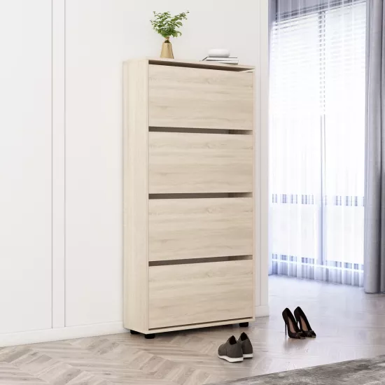 Обувница Mobildor Leo, 60x27x164 см, Sonoma