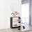 Pantofar Mobildor Leo 60 (60x27x86H), Anthracite/White