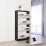 Pantofar Mobildor Leo, 70x27x164 см, Anthracite/White