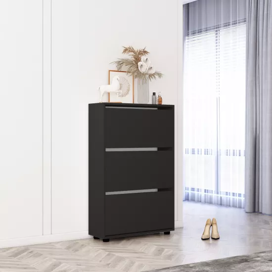 Pantofar Mobildor Leo, 80x27x125 см, Anthracite