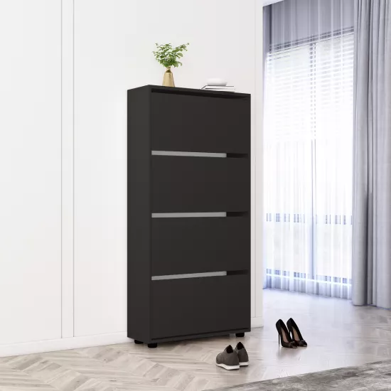 Pantofar Mobildor Leo 80 (80x27x164H), Anthracite