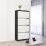 Pantofar Mobildor Leo, 80x27x164 см, Anthracite/White