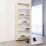 Pantofar Mobildor Leo, 80x27x203 см, Sonoma/White
