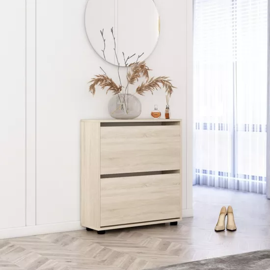 Обувница Mobildor Leo, 90x27x86 см, Sonoma
