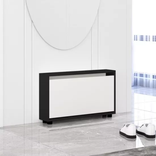 Pantofar Mobildor Leo Slim 50 (50x16x47H), Anthracite/White