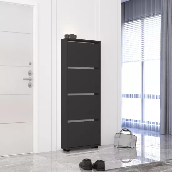 Pantofar Mobildor Leo Slim 70 (70x16x164H), Anthracite