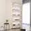 Обувница Mobildor Leo Slim, 70x16x203 см, Sonoma/White