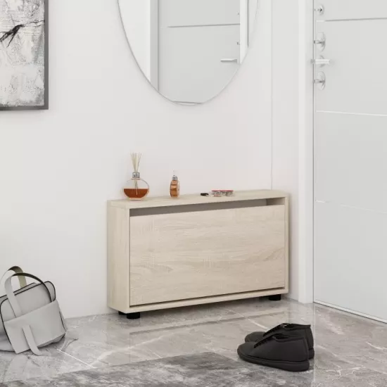 Обувница Mobildor Leo Slim 80 (80x16x47H), Sonoma