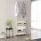 Pantofar Mobildor Leo Slim, 80x16x86 см, Sonoma/White