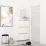 Pantofar Mobildor Leo Slim 90 (90x16x125H), White