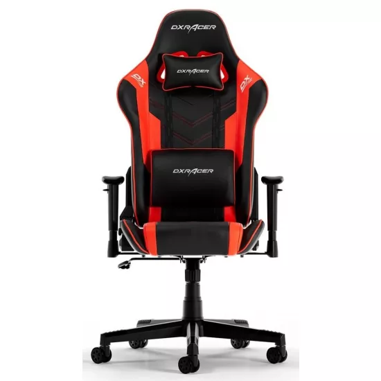 Fotoliu de gaming DXRacer Prince GC-P132-NR-FX2, Black / Red